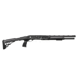 Рушниця гладкоствольна Huglu 7+1 ATROX Standard Black Telescopic Stock12/51 см 