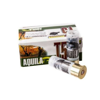 Патрон гладкоствольний "Aquila T5" кал.12 (Картеч 6,2мм)