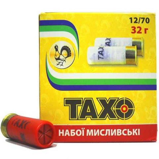 Патрон гладкоствольный Тахо кал.12 (Картечь 8,0)