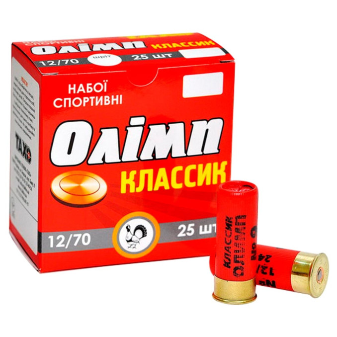 Патрон гладкоствольный Тахо Олимп кал.12 №7, код 3002688