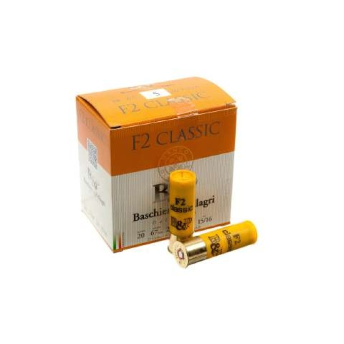 Патрон мисливський B&P F2 CLASSIC к.20/16/67 №7 25/250шт 26гр
