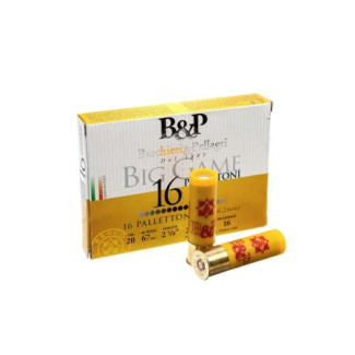 Картечь B&P BIG GAME PALLETTONI к.20/16/67 №7/0,10/100шт 16P