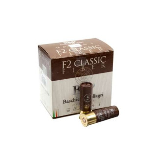 Патрон мисливський B&P F2 CLASSIC FIBBER (б/к, фетровий пиж) к.16/16/67 №4 25/200шт 29гр