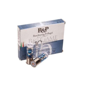 Картечь B&P BIG GAME PALLETTONI (10P) к.12/20/70 №12/0 (9,1мм), 10/100шт 45гр