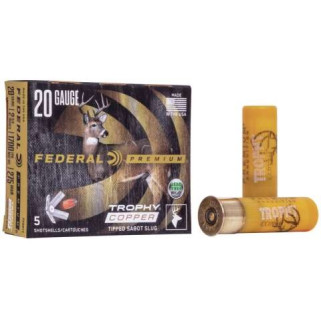 Підкаліберна куля Federal Trophy Copper Sabot Slug к. 20/70, 17,8 гр
