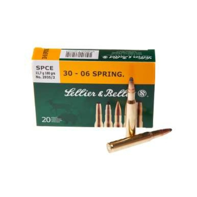Патрон нарезной Sellier&Bellot 30-06 SPCE 11.7гр