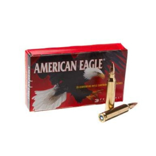 Патрон нарезной Federal American-Eagle 223rem FMJ BT 4,0гр (62GR)