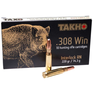 Патрон нарізний ТАХО кал.308Win Interlock 14.3гр
