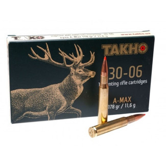 Патрон нарізний ТАХО кал.30-06 A-Max 11.6гр