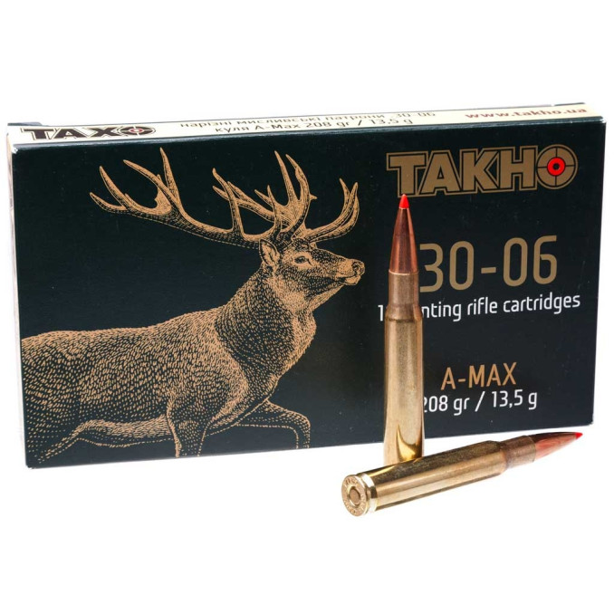 Патрон нарізний ТАХО кал.30-06 A-Max 13.5гр