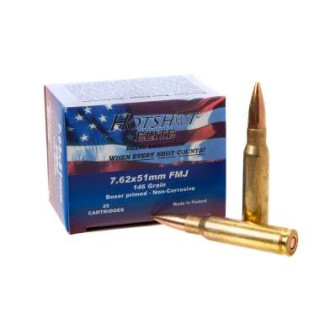 Патрон нарізний Mesko 308Win (7.62x51) FMJ, 9,45гр