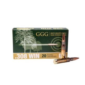 Патрон нарізний GGG кал.308Win HPBT 190gr, 12.31 г