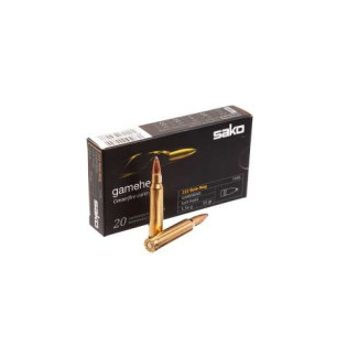 Патрон нарізний Sako Gamehead 222Rem Mag SP 3,56 гр