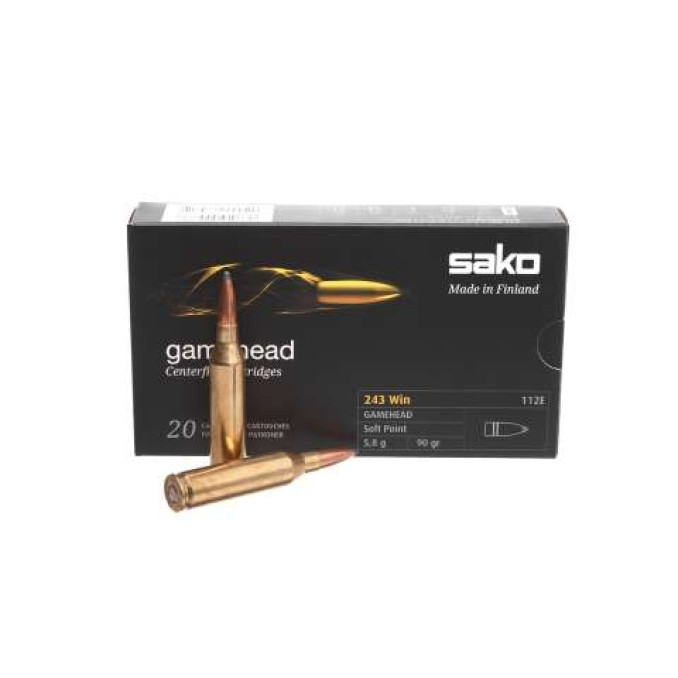 Патрон нарізний Sako Gamehead SP кал.243Win 5,8 гр