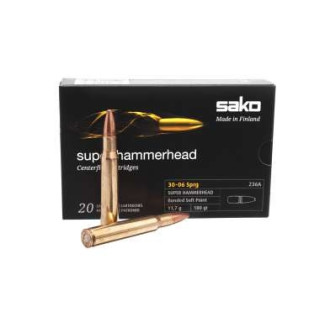 Патрон нарізний Sako Super Hammerhead SP кал.30-06 11,7гр