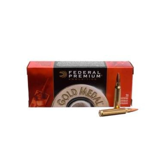 Патрон нарезной Federal Gold Medal 223Rem SIERRA Match King BTHP 4.47 г (69GR)
