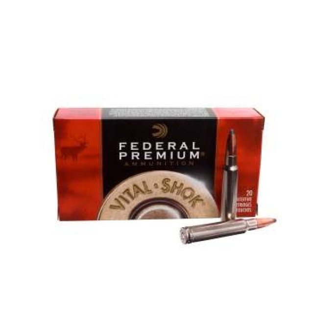 Патрон нарезной Federal Vital-Shok 338Win Mag 16.20 г (250GR) Nosler Partition