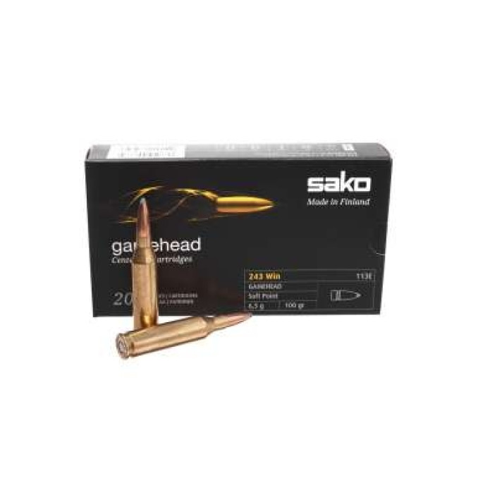 Патрон нарізний Sako Gamehead SP кал.243Win 6,5гр