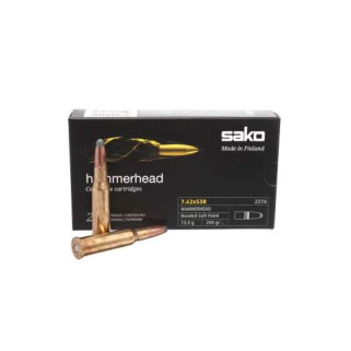 Патрон нарізний Sako Hammerhead SP кал.7.62х54R 13,0гр
