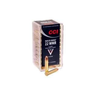 Патрон нарізний CCI 22WMR Maxi Mag TMJ 2,6гр (40GR)