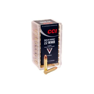 Патрон нарізний CCI 22WMR Maxi Mag TMJ 2,6гр (40GR)