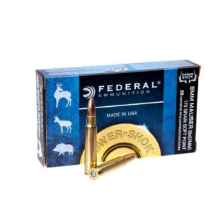 Патрон нарізний Federal Power-shok 8MM Mauser (8x57JS) SP 11.0гр (170GR)