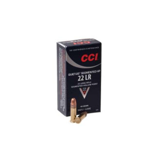 Патрон нарізний CCI 22LR Quiet-22, Segmented HP 2,6гр (40GR), 217 м/с