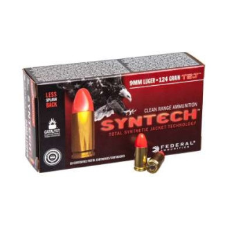 Патрон нарізний Federa American Eagle, 9MM LUGER 8 гр (124GR) Syntech Jacket RN