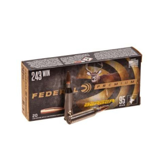 Патрон нарізний Federal PREMIUM Berger Hybrid Hunter кал.243WIN 95GR (6,16 г)