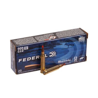 Патрон нарізний Federal Varmint HORNADY V-MAX кал.223Rem 53GR(3,43г)