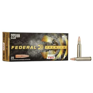 Патрон нарізний Federal V•Shok, 223 Rem, куля 55GR , BARNES TSX