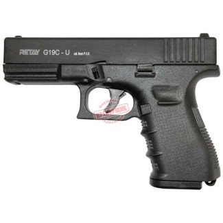 Пистолет стартовый RETAY G 19C BLACK (9 ММ)