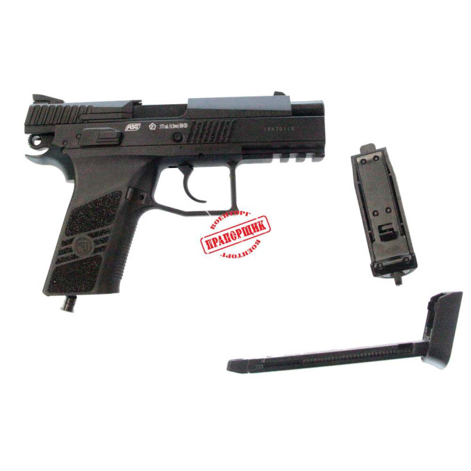 Пістолет пневматичний ASG CZ 75 P-07 Duty Metal