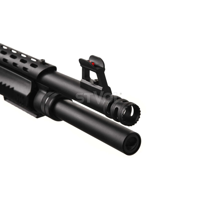 Рушниця гладкоствольна Huglu 7+1 ATROX Tactic Plus Black Telescopic Stock 12/46 см