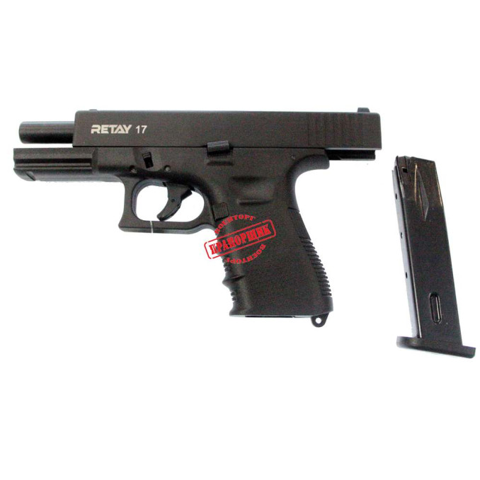Пистолет стартовый Retay G17 кал. 9мм Black