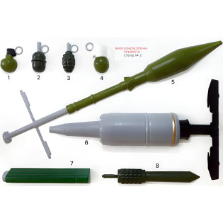 Об’ємний стенд вибухонебезпечних предметів ТИП 2